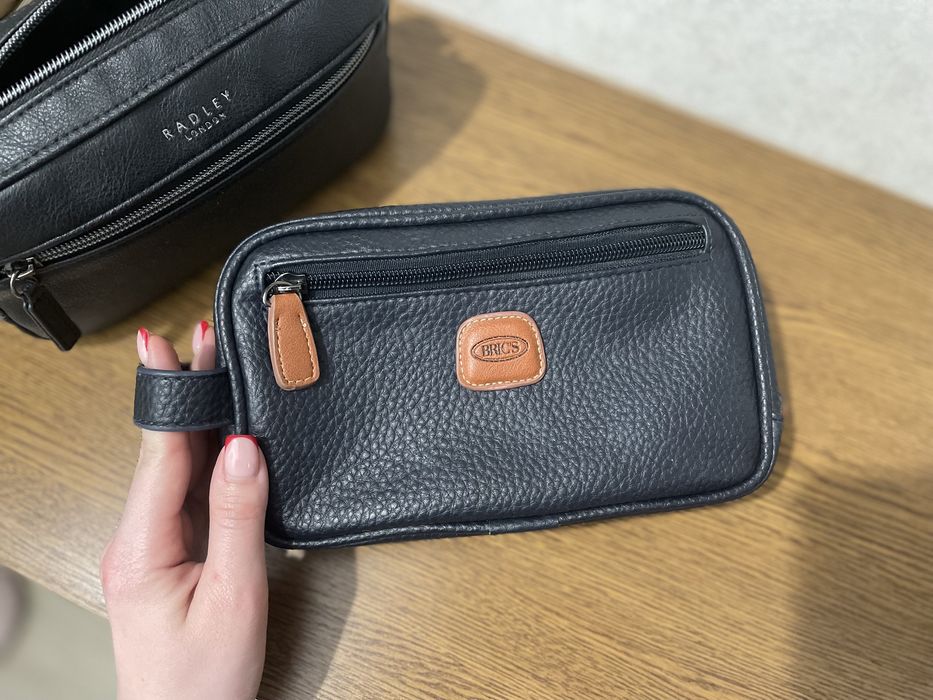 Кожаные косметички