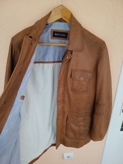 Geaca piele bărbati Rover&Lakers M
