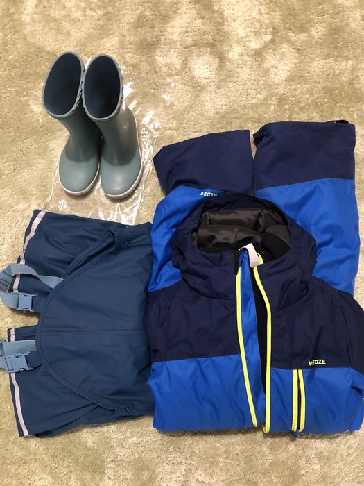 Ски гащеризон, ботуши и гащеризон за дъжд