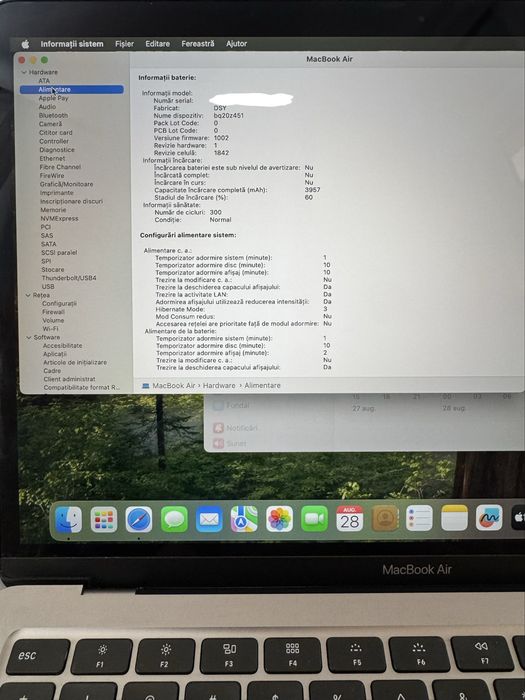 Apple MacBook Air 13” 2020 A2179 | i3 | 8GB RAM | SSD 256GB | Retina | Baterie 91%