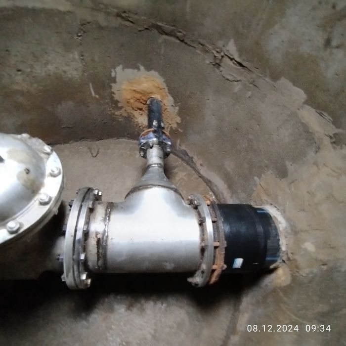 Большые трубы соединяем