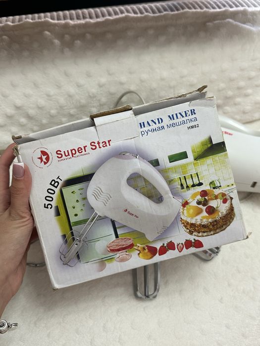 Ручной миксер Super Star HM82, 500W — в отличном состоянии