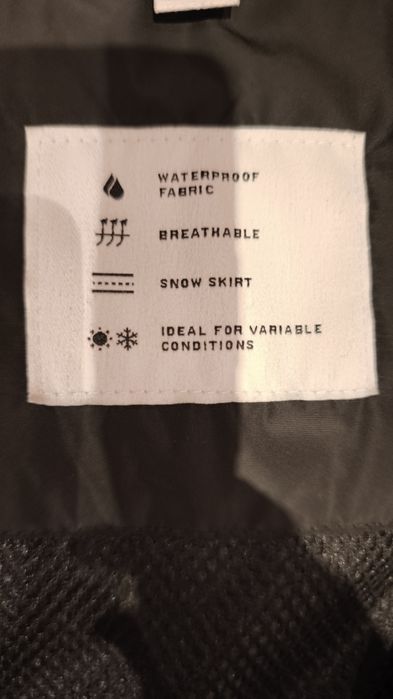 Costum ski alb negru