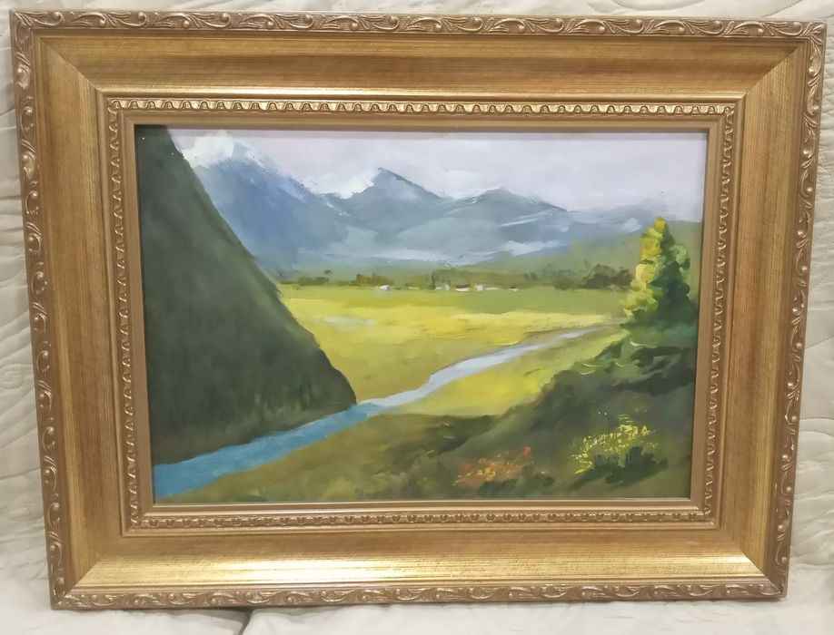 Продам картину,двп масло