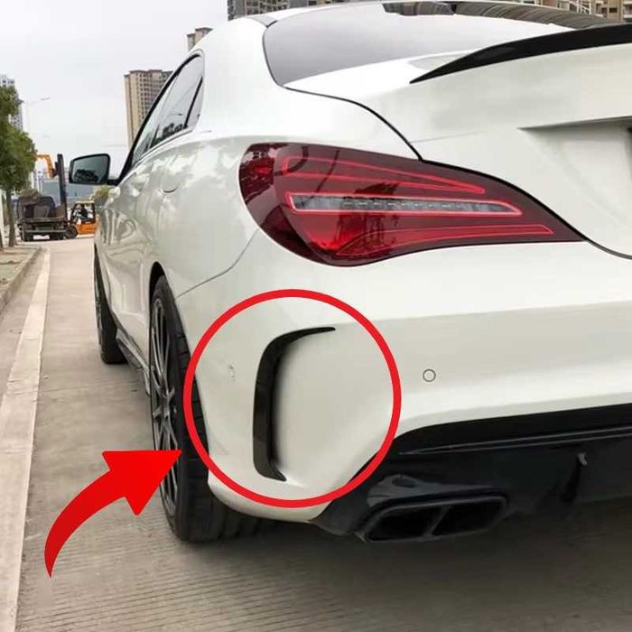 Ornamente Splitere Flapsuri Bara Spate Mercedes CLA W117 AMG