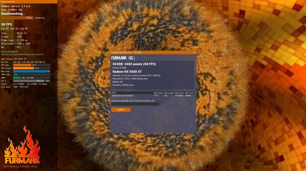 Placa video MSI Radeon RX 5500 XT MECH OC, 8GB GDDR6, 128-bit