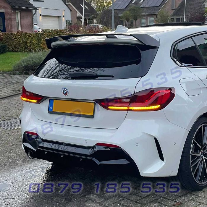 Тунинг крило спойлер таван BMW 1 F40  черен гланц M стил бмв ф40