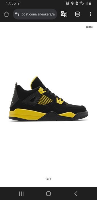 Air Jordan 4 Retro PS 'Thunder'