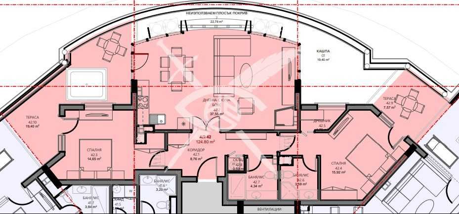 Тристаен апартамент в Поморие 786-23537