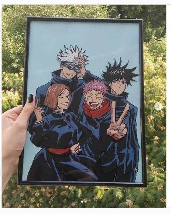 /Anime Glass Painting - Аниме картини на стъкло/