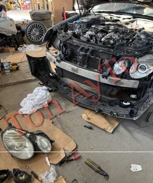 Капаци Фарове Мерцедес W211 Mercedes E Class W211 2002 - 2008 Стъкла Фарове Капаци
