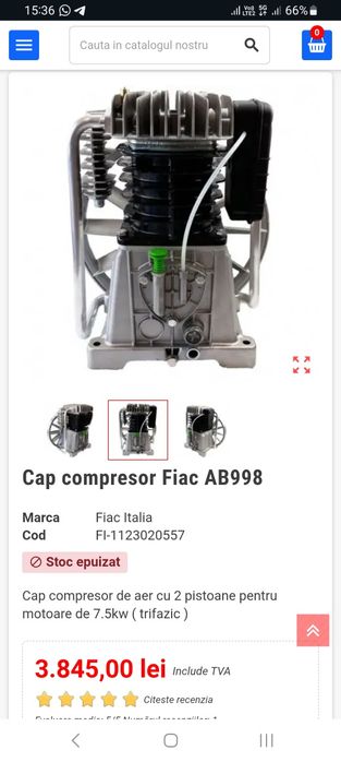 Vand compresor aer 500 litrii