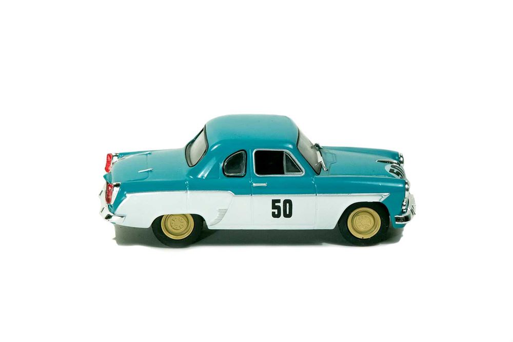 Редкая игрушка в масштабе 1:43: Москвич-407 купе, раллийный!