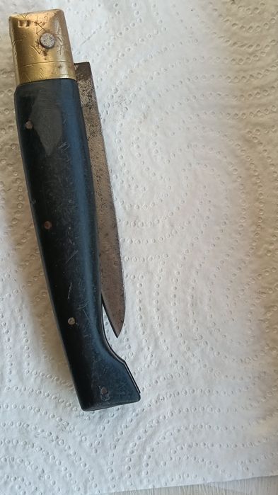 Briceag de Colecție Unicat Sardinian Conaz Pattada - Mâner Corn, Handmade Italia