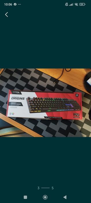 Tastatură Mecanică Gaming HyperX Alloy Origins Red Switch RGB