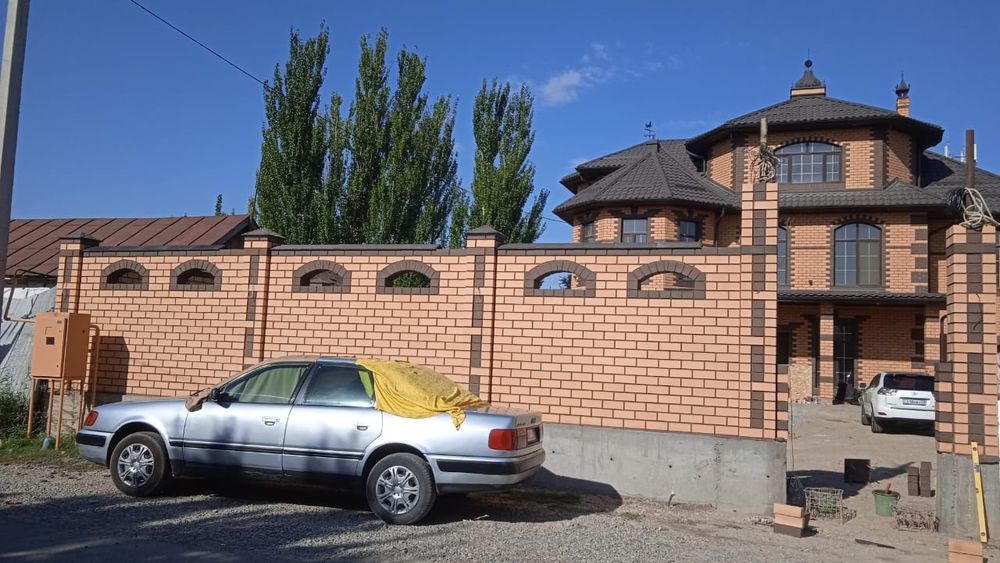 Строим мазары. Облицовка домов