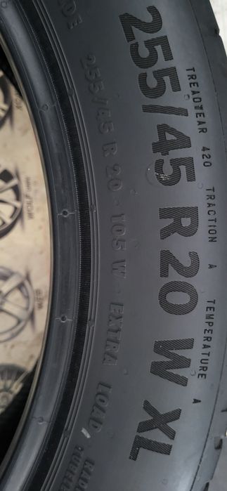 2 anvelope 255 45 20continental eco6q 2022 5,5mm