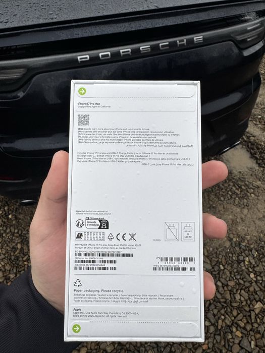 IPhone 17 Pro Max – 256 GB – Albastru – NOU SIGILAT