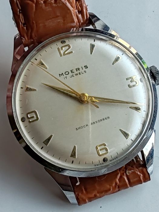 Ceas Moeris Int Manuala 35,5 mm Funcționează Impecabil!