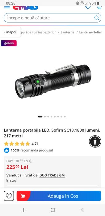 Sofirn SC18 Lanterna