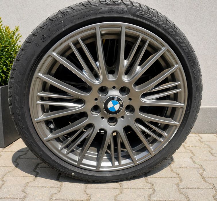 Jante BMW Style 388 R18 originale + anvelope Pirelli 225/40 R18 5x120