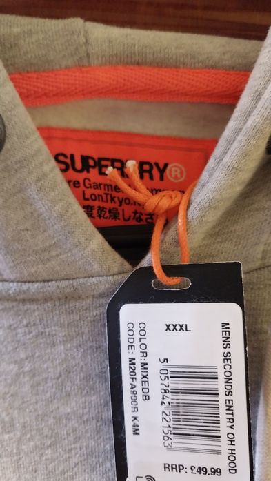 SuperDry Hanorac Barbati  3XL Nou