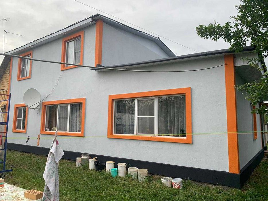 покраска домов крыш