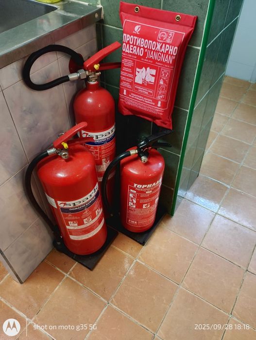 Пожарогасители и противопожарно одеало