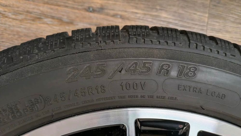 Jante MERCEDES 18' iarna 7mm DOT2823 W447 EQV V-Class Vito 245 45 R18