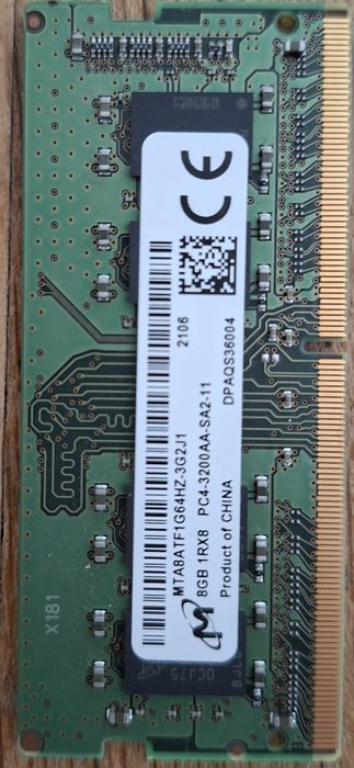 Kit 2x8GB RAM Laptop PC3200