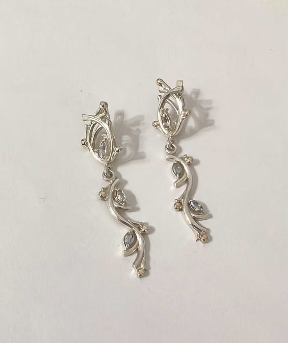 Серьги из серебра