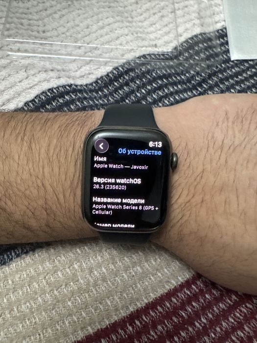 Iwatch 8 45 mm Stainless Steel & Ceramic Case GPS