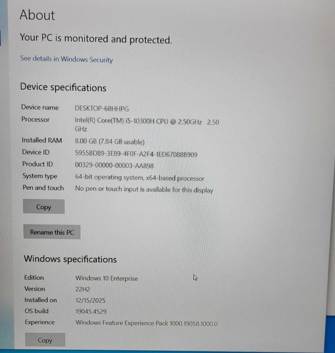 ASUS TUF Gaming FX506L Нов Перфектен В опаковка
