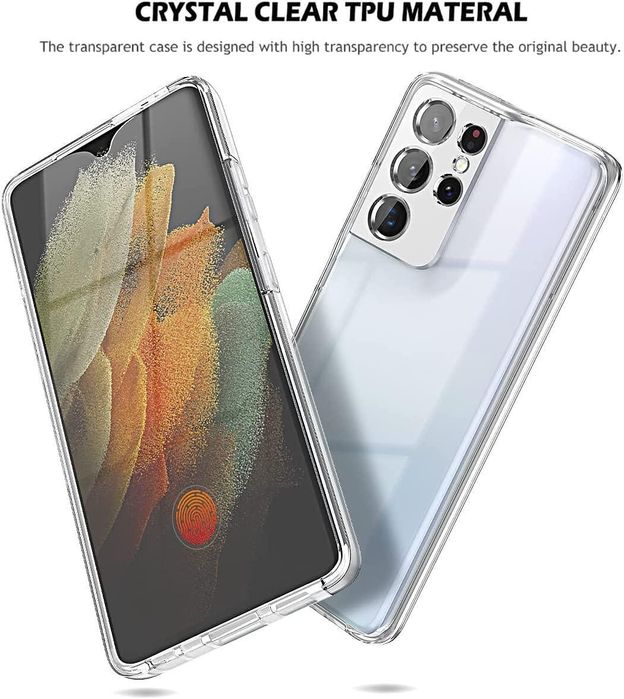 Прозрачен 360° градуса кейс за samsung galaxy s22 | s22+ | s22 ultra |