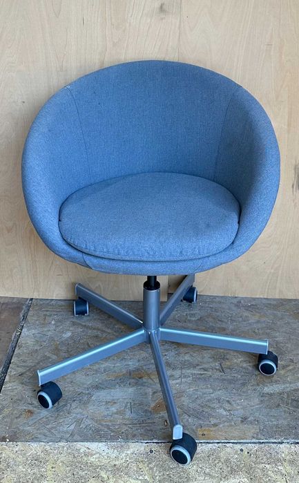 3 buc Scaun rotativ reglabil tip IKEA; Scaun cu picior central