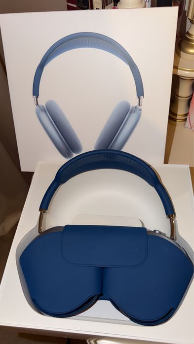 Airpods Max Sky Blue with Blue Headband Оригинал