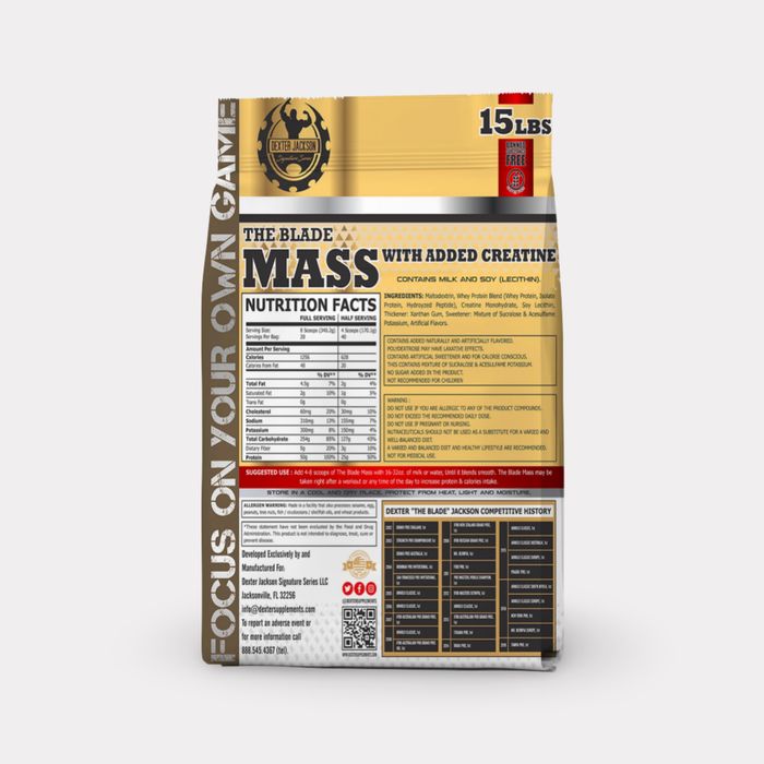 Гейнер 7 кг Dexter Jackson: The Blade Mass Gainer