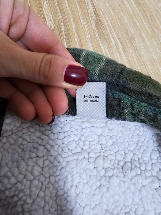 Лот дрехи за момче - грейка и риза р 80см , 12-18м
