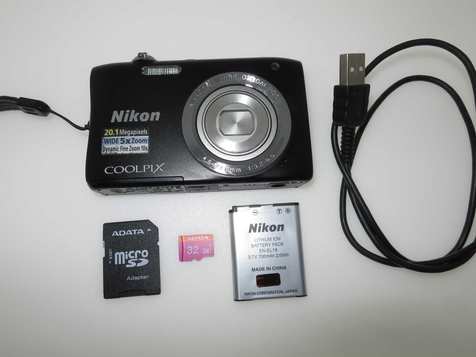 Nikon Coolpix S2900 ултра компактен фотоапарат камера 20 мегапискела