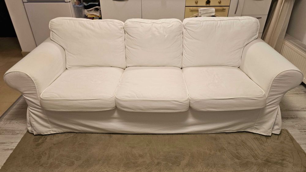 Canapea, Ektorp, living, ikea, alba, 3 locuri, Bucuresti