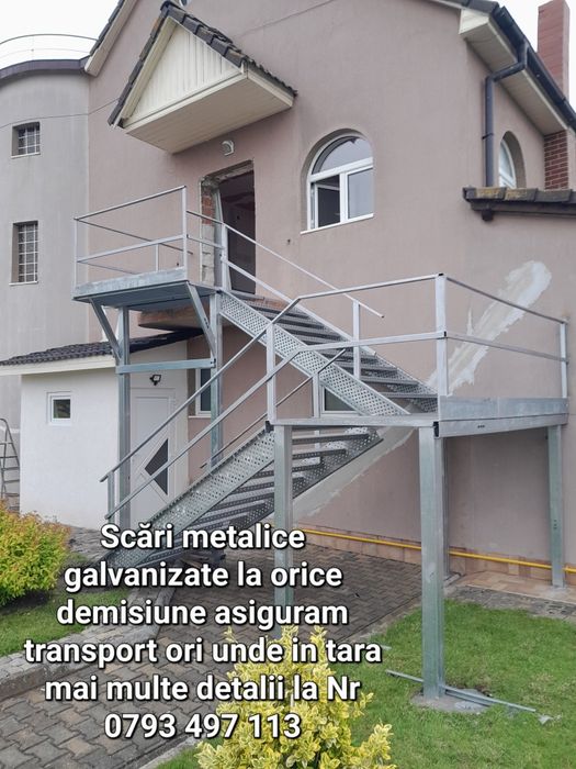 Scări metalice galvanizate la orice demisiune asiguram transport ori u