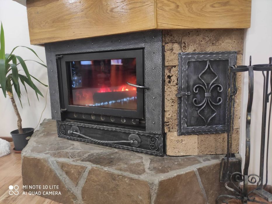 Декоративни решетки за камини, горещ въздух