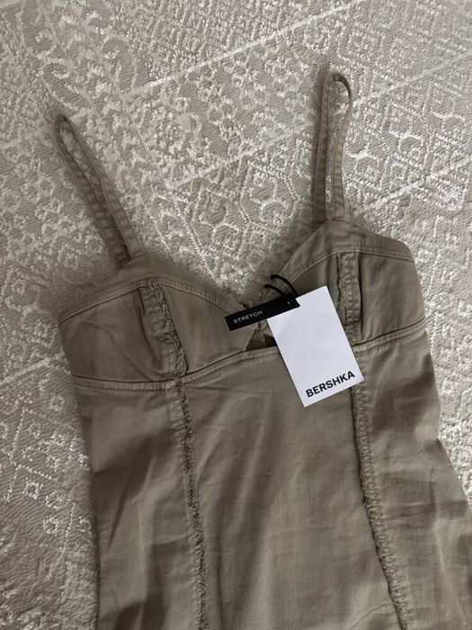 Джинсовый сарафан от Bershka