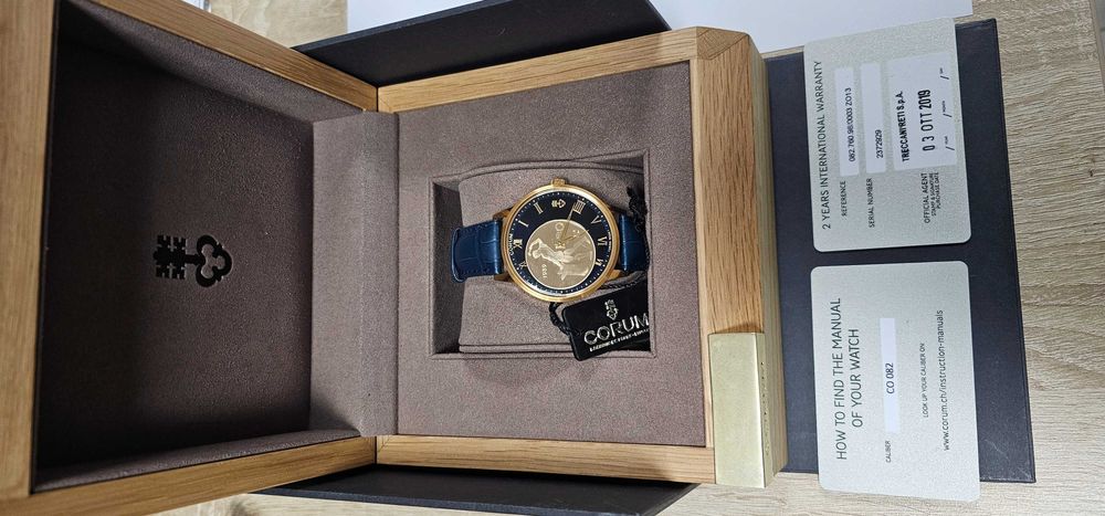REDUCERE, Corum Heritge Vulcano Limited Edition, 50 Lire 18k Gold