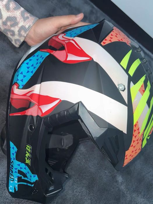 Casca Full Face MTB Silvis speed multicolor 53-54cm