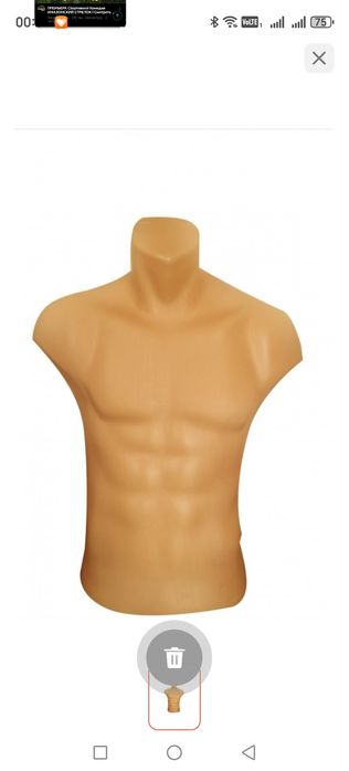 Мужской манекен буу