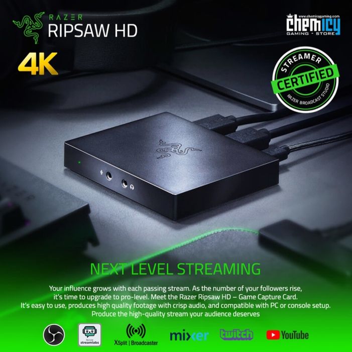 Карта Видеозахвата Razer Ripsaw HD (Карта Захвата Видео) Avermedia