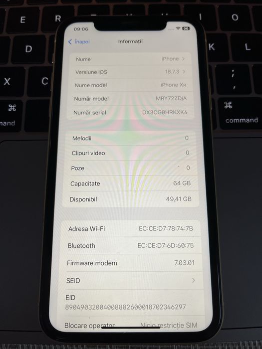 Iphone XR Yellow Edition 64gb stare foarte buna