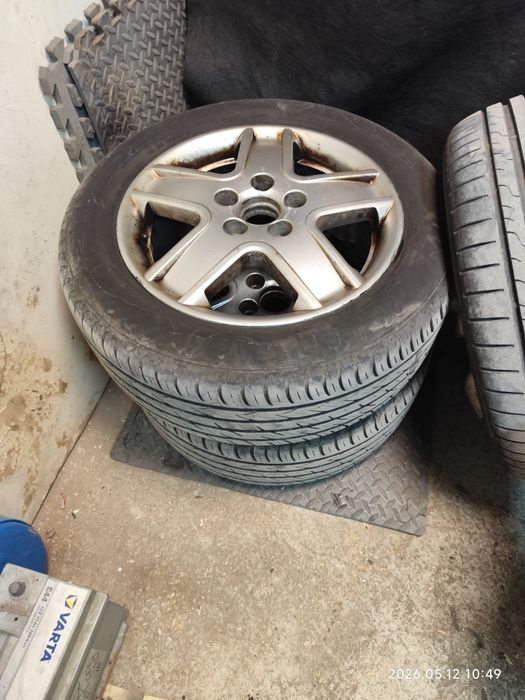 Продавам джанти с гуми  за Vw 5*112*16  5бр