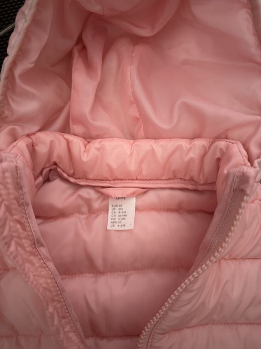 Бебешко яке НМ  размер 74 синьо и размер 68 розаво